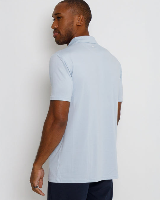 gamer-polo-niagara-mist-heatherModel